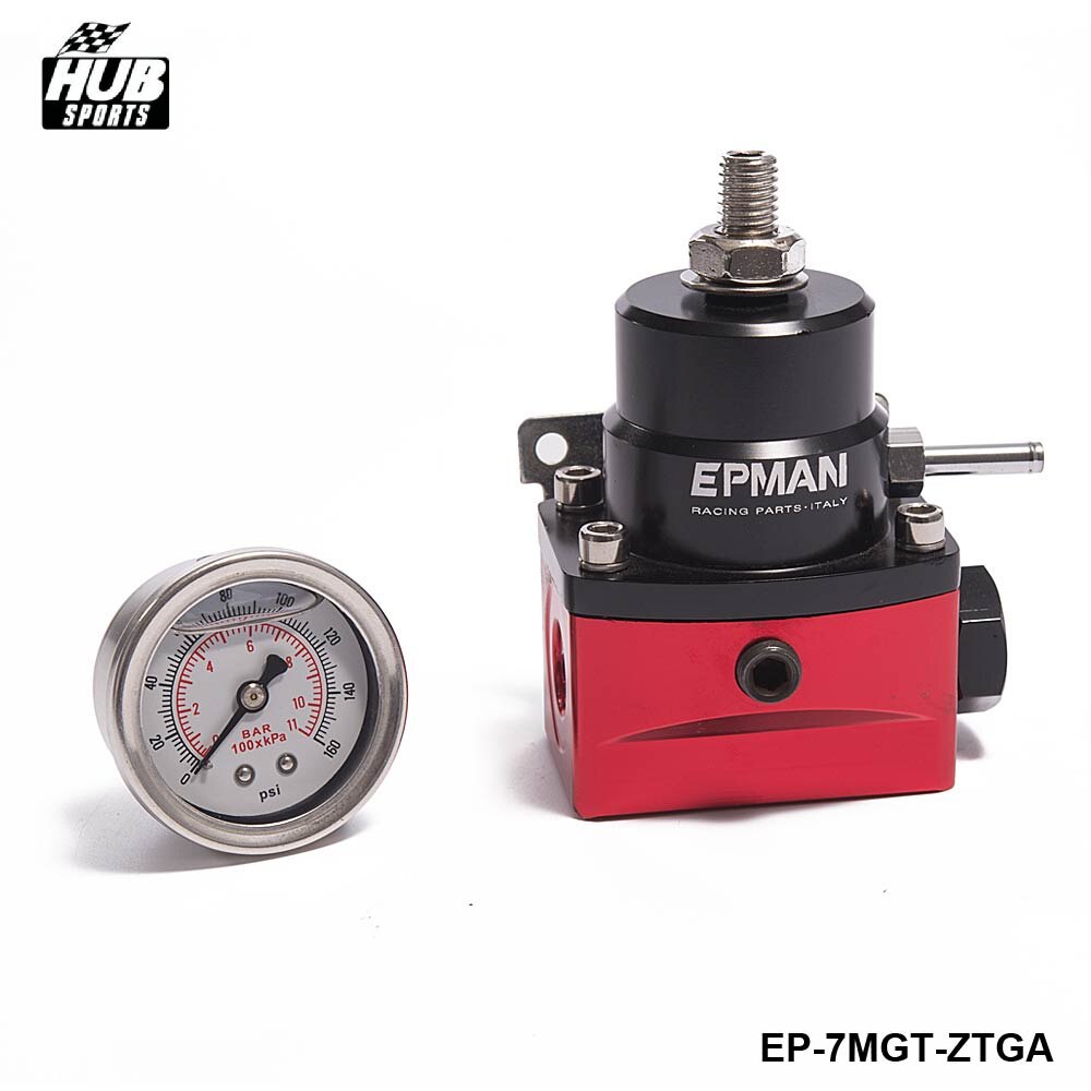 Sport Adjustable Fuel Pressure Regulator Kit (W' Gauge/No W') For Toyota Corolla 1.8 7AFE 4AFE 93-97 HU-7MGT-ZTGA