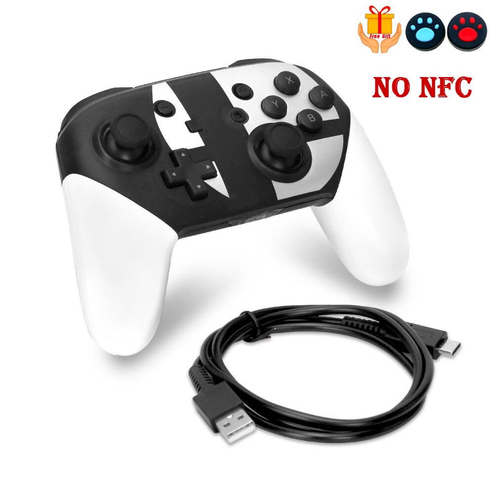 1/2 Pcs Wireless Bluetooth-compati Pro Controller Gamepad Joypad Remote Joystick for Nintend Switch Console Game Accessories: SmasNO NFC