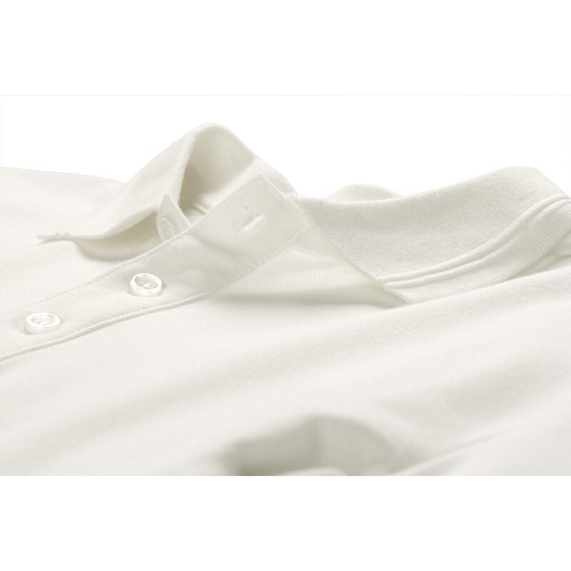 Enjeolon Brand Men Casual Short Sleeve Polo Shirts Men England Style Solid Black Clothing For Men Tops Tee T8953