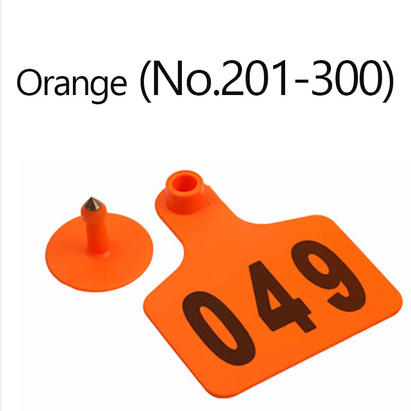 Varken Oor Signage Tag Geen. 001-500 Identificatie Cardscopper Hoofd Oorbellen Vee Levert Apparatuur Vee Schapen Kalveren Koe: M