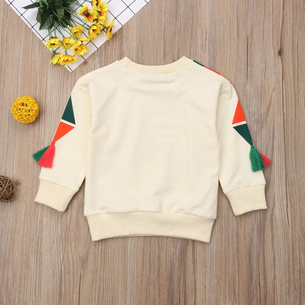 Sweet petit peuter shirt Meave beige lange mouwen effen - Prénatal