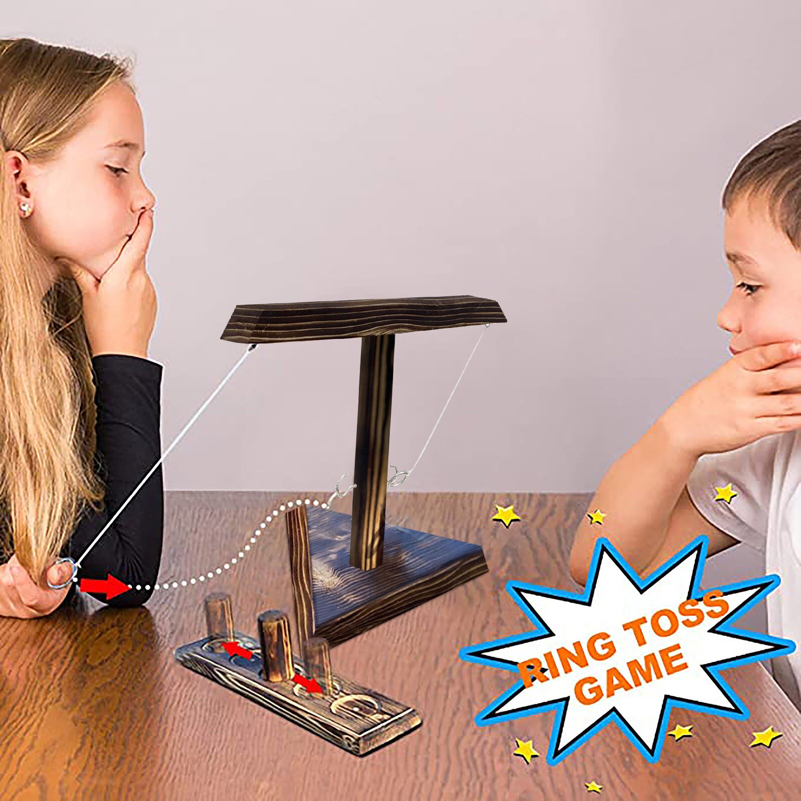 Driehoek Ring Toss Game Kinderen Volwassen Interactief Speelgoed Thuis Party Snelle Ring Toss Haken Games Voor Kinderen volwassen