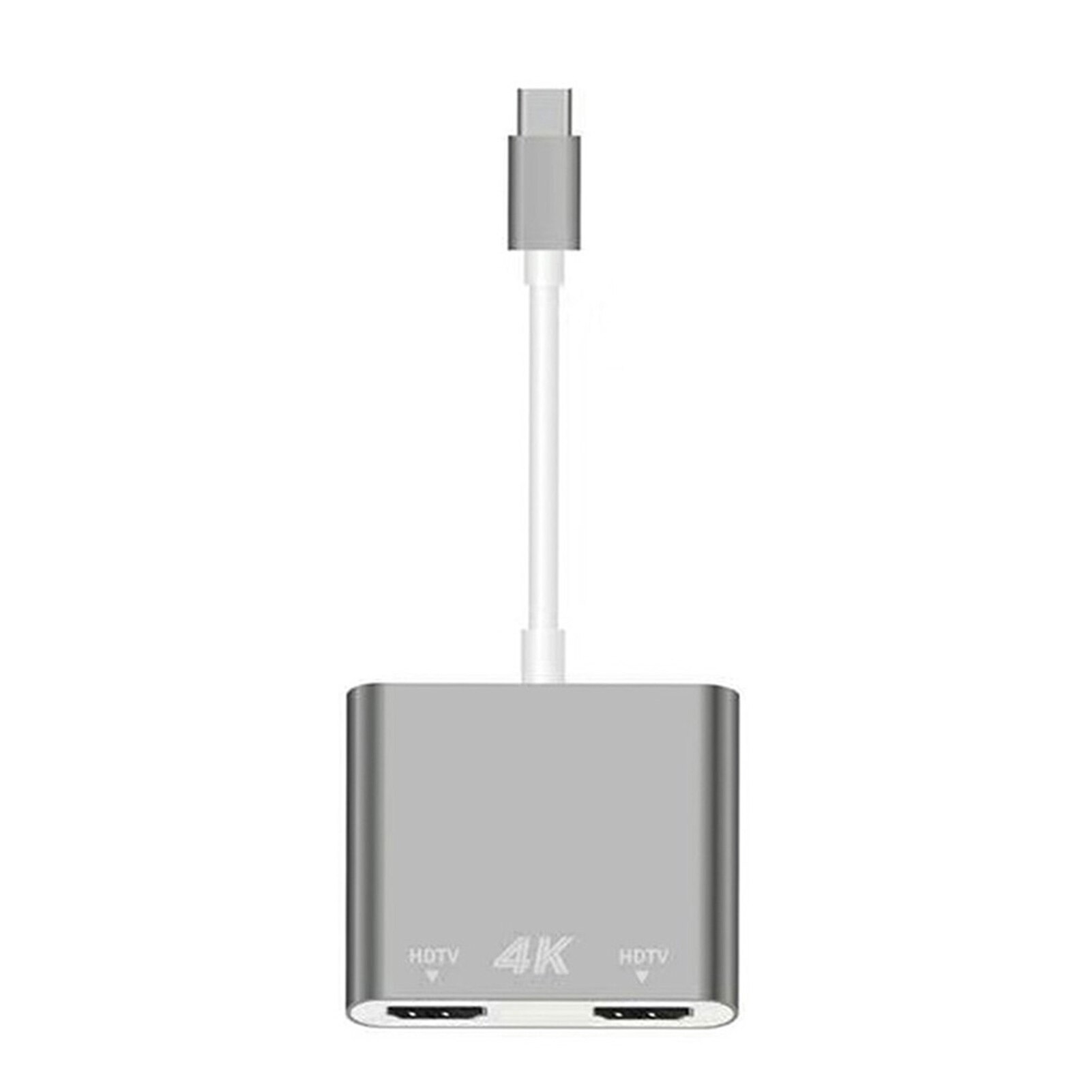 Spil av usb c til dobbelt hdmi adapter præsentation 2 in 1 type-c hd møde display konverter flere tilstande 4k 60hz til windows
