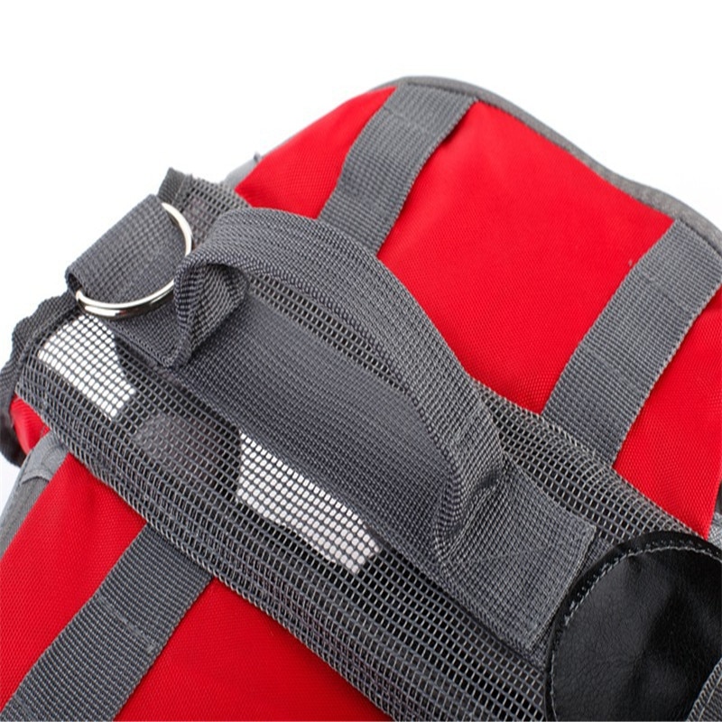 Portable Oxford Cloth Material Adjustable Dog Outdoor Backpack Saddle Bag Dog Supply For Camping Hiking Training
