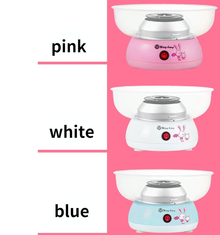 WingHangCotton Candy Machine Children's Home Automatic Making Cotton Candy Machine Manual Mini Cotton Candy Machine