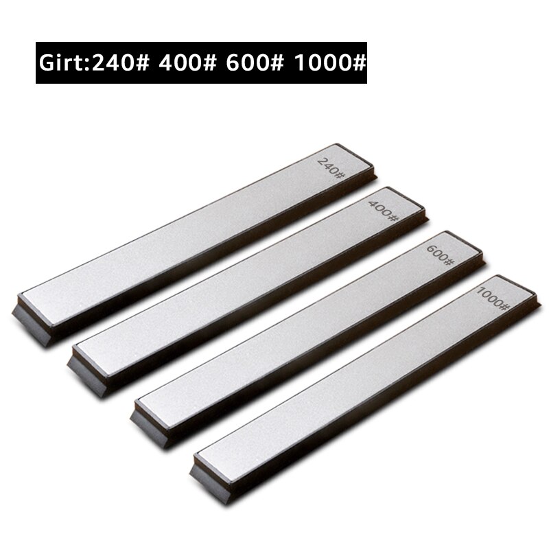 Knivsliper diamant vinkelslipestein bryne knivsliperverktøy 240 400 600 1000 korn: 240 400 600 1000 grus