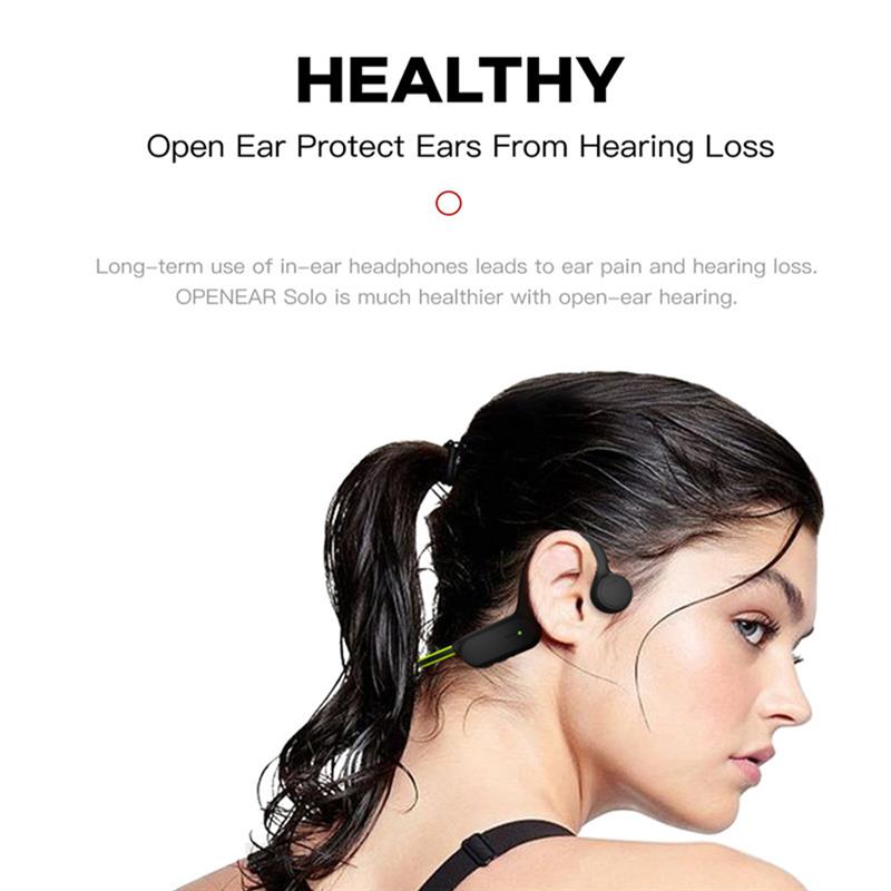 OPENEAR Drahtlose Bluetooth Kopfhörer Knochen Leitung Headset Wasserdicht Sweatproof Sport Stereo Kopfhörer