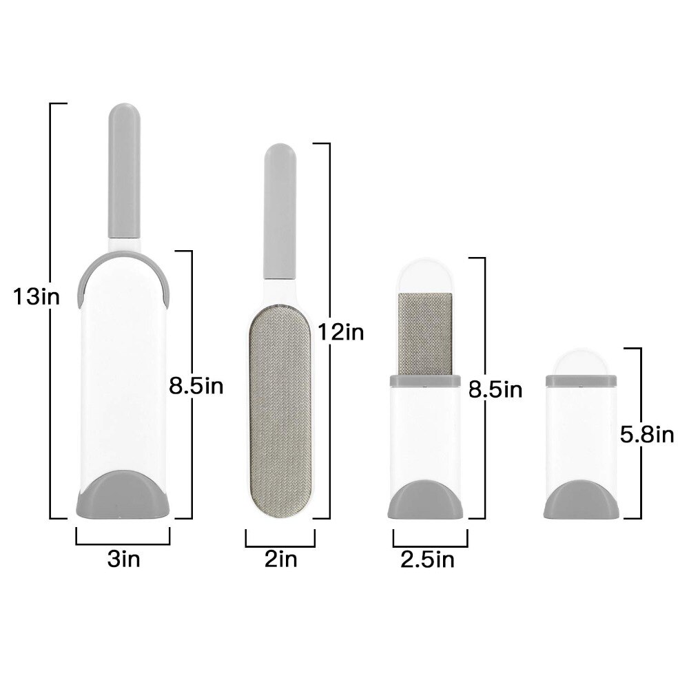 Pet Hair Borstel Meubels Sofa Kleren Schoonmaken Pluis Borstel Herbruikbare Elektrostatische Dubbelzijdig Haar Remover