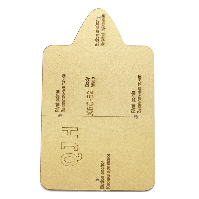 Personality Identification Card Bag Paper Pattern ID Card Cover Acrylic Template DIY Hand Sewing Craft Paper Pattern