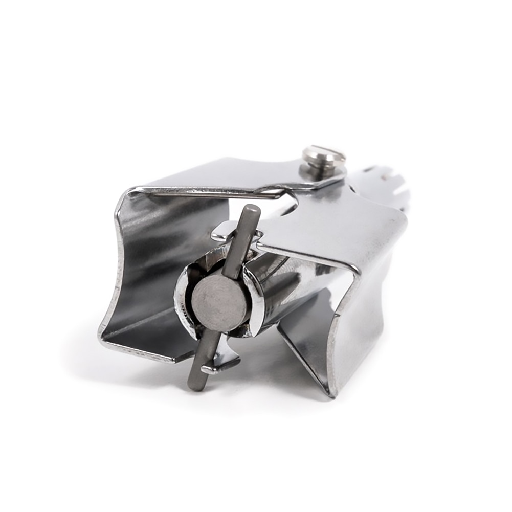 Tondeuse à cheveux manuelle en acier inoxydable pour raser les cheveux des oreilles du nez