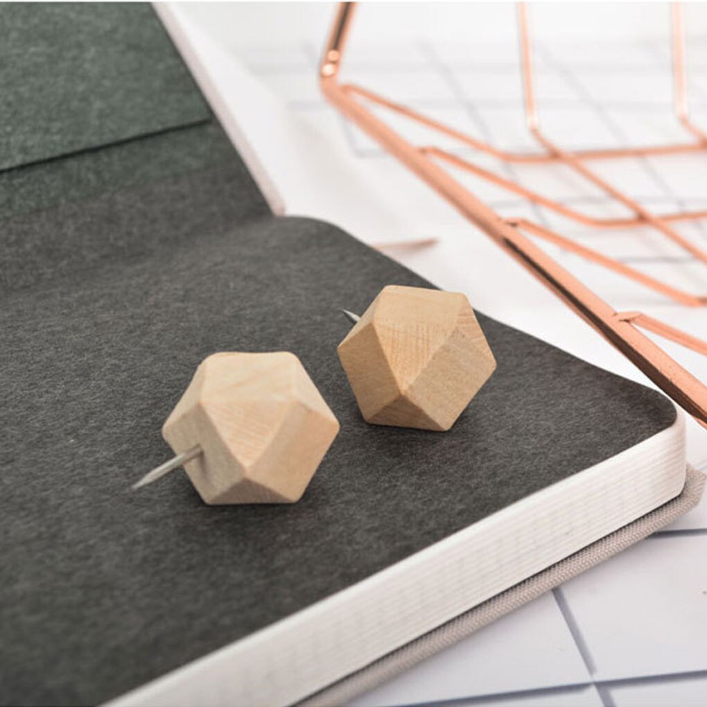18/60/100pcs Straw Hat Shape Tacks Wooden Thumb Boards Map Photos Posters Calendar Craft Projects Pins Home Binding Supplies
