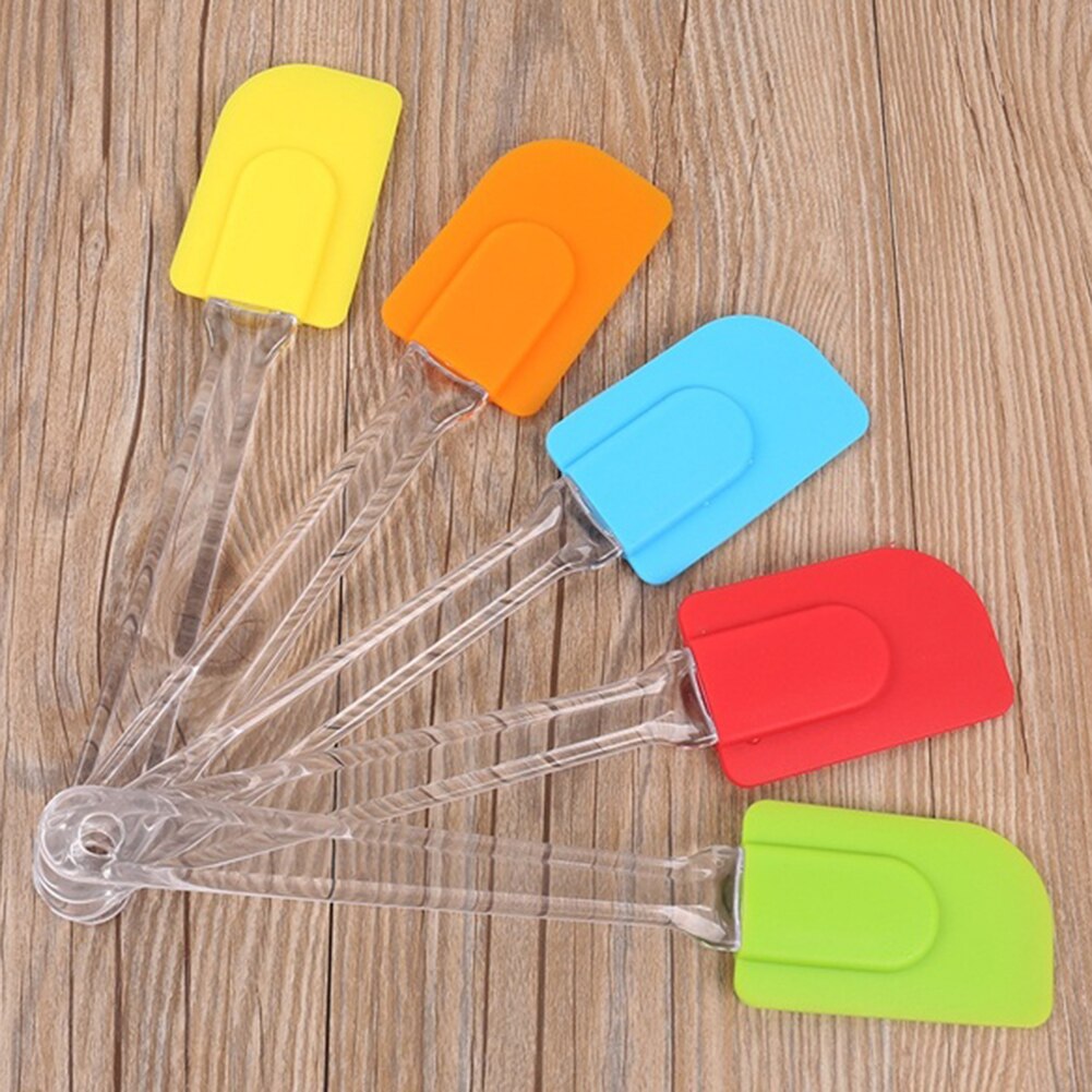 Multicolore alimentaire antiadhésif beurre cuisson Silicone spatule ensemble Cookie pâtisserie grattoir gâteau cuisson spatule Silicone spatule