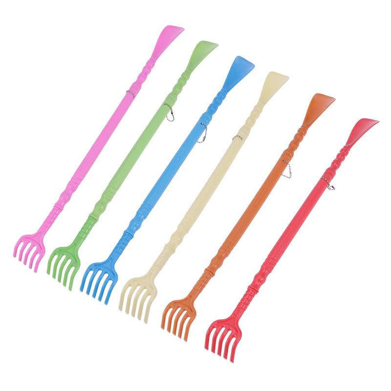 Tiges de Massage multifonctions en résine PP, 1 pièce, pour gratter le dos, griffe de Massage suspendue, corne de chaussure, lève-chaussures