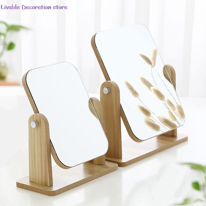 Spin Assembly Mirror Portable Makeup Mirror Screen Vanity Mirror Single Mirrors