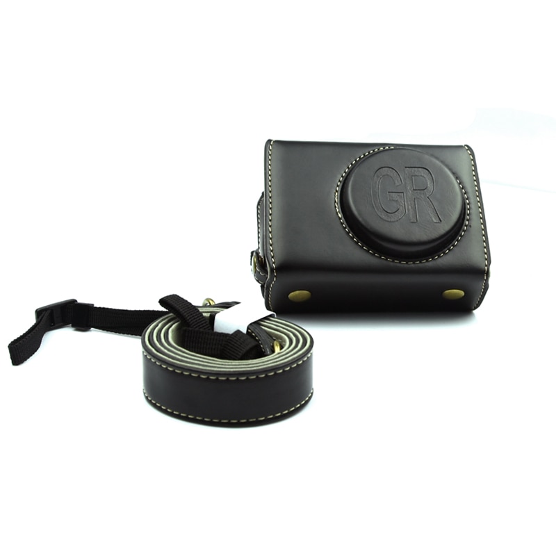 Housse de protection rigide en cuir pour appareil photo pour RICOH GR GRII GR2 GRAII GR3 GRIII noir/marron/café