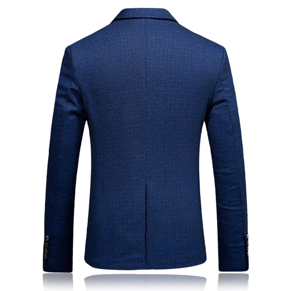 Nice Spring Autumn Business Casual Blazer Suit Jacket Wedding Groom Slim Fit Men Classic Smart Casual Blazer For Male