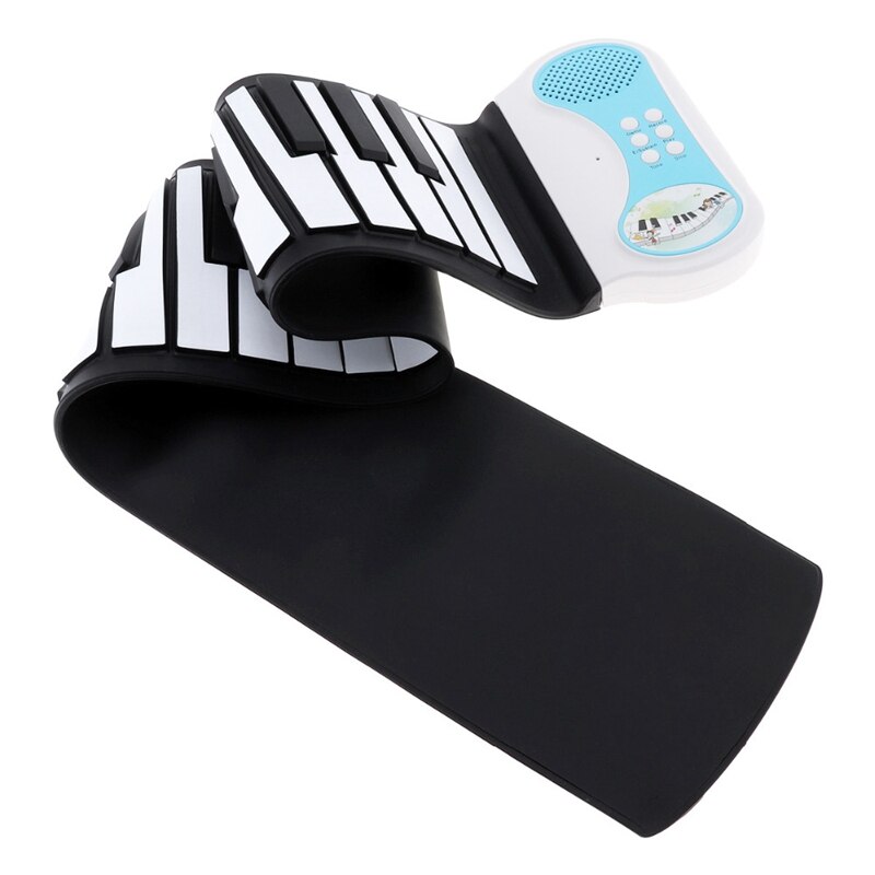 37 Keys Silicon Flexible Hand Roll Up Piano Soft Portable Electronic Keyboard Organ Music For Children Student