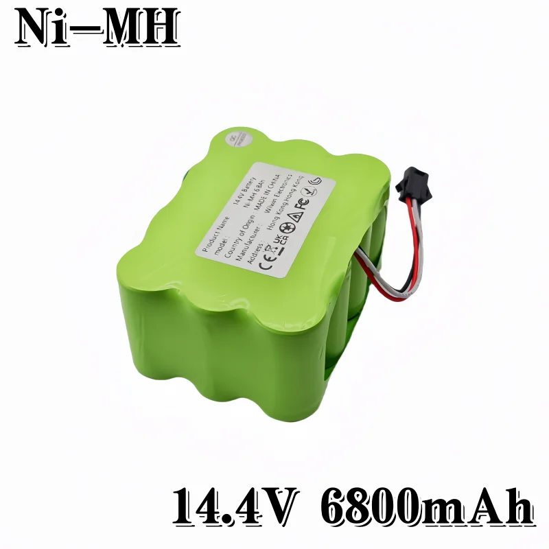 3800-12800 mAh Universal 14.4V SC Ni-Mh Battery｜Compatible with lpega, KV8 XR210/XR510 Robot Vacuums