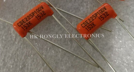 20 pièces CDE225P100V 103K 153K 563K 224K 334K CDE 225P 100V 10% 0.01UF 0.015UF 0.056UF 0.22UF 0.33UF P = 10mm 15mm condensateur de Film: 153K P12mm