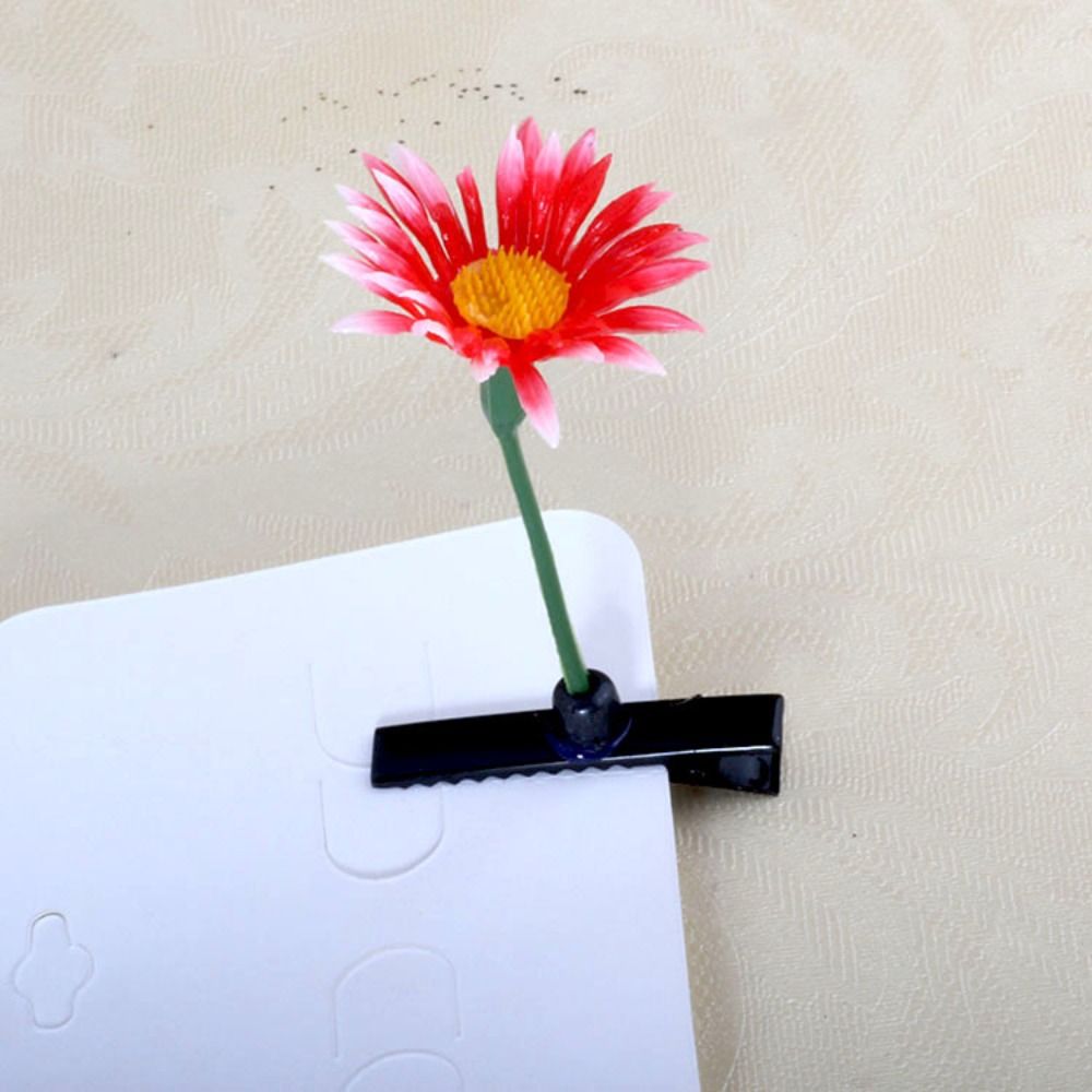 1Pair Simulation Bean Sprout Hair Clip Cherry Butterfly Flower Plant Hairpins Hair Accessories Funny Cartoon Duckbill Clips