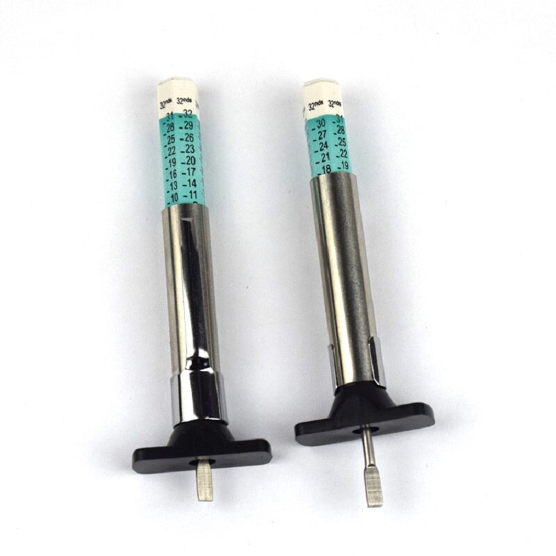 Mini Car Tire Depth Tread Tester Universal Metric Tyre Pattern Thickness Detection Tool Auto Motorcycle Bike Tire Measurement