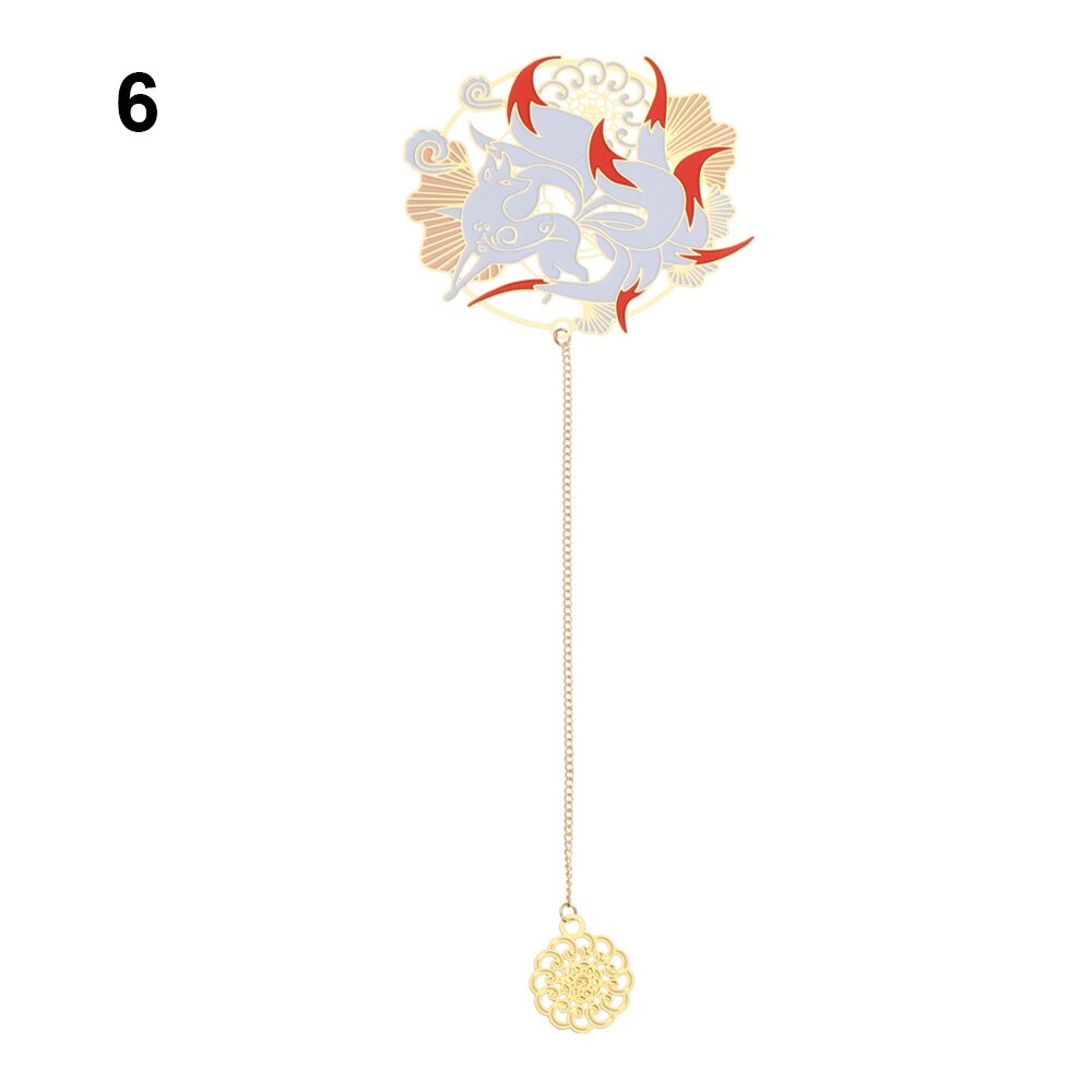 1 Pc Boekenleggers Clip Leuke Metalen Herten Holle Bladwijzers Voor Boeken Leraar Kantoor School Briefpapier Dier Bookmark Supplies: Type 6