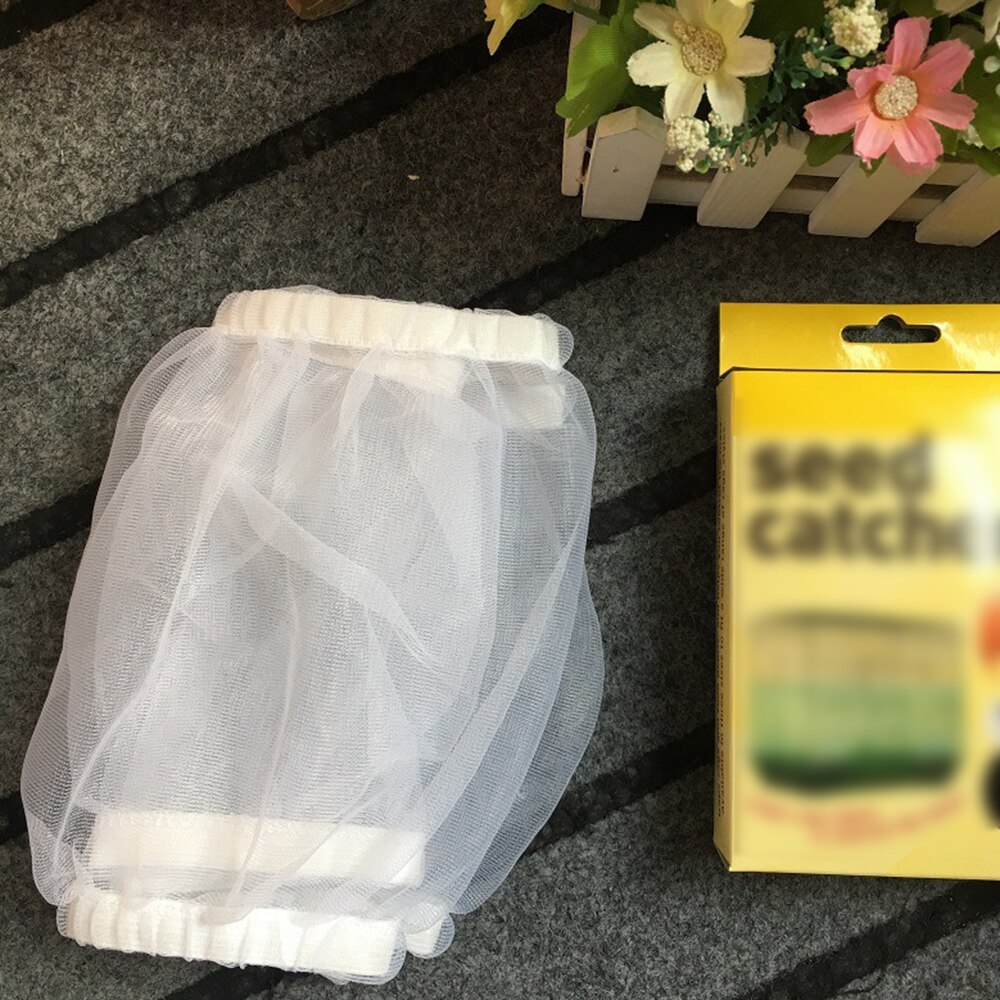 Bird Cage Cover Machine Washable Elastic Birdcage Covers Ventilated Bird Cage Cover Mesh Seed Three Sizes Suit Most Style Cages