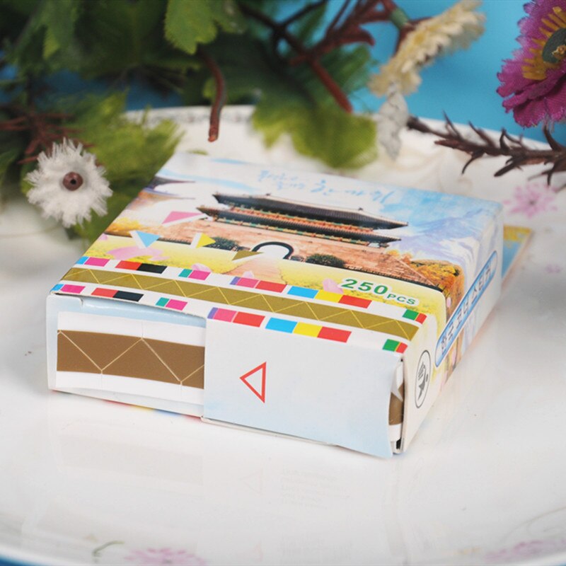 Autocollant d'angle de Photo en PVC, 250 pièces, Scrapbook auto-adhésif, Protection d'albums Photo, papier de décoration de couleur unie, artisanat Simple, bricolage: Golden 1 Box