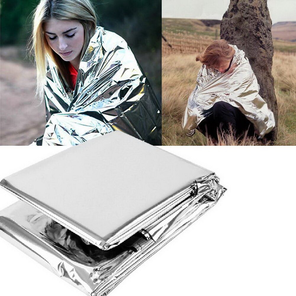 Onderkoeling Ehbo-kit Kamp Houden Folie Mylar Lifesave Warm Warmte Bushcraft Outdoor Thermische Droog Emergent Deken Overleven