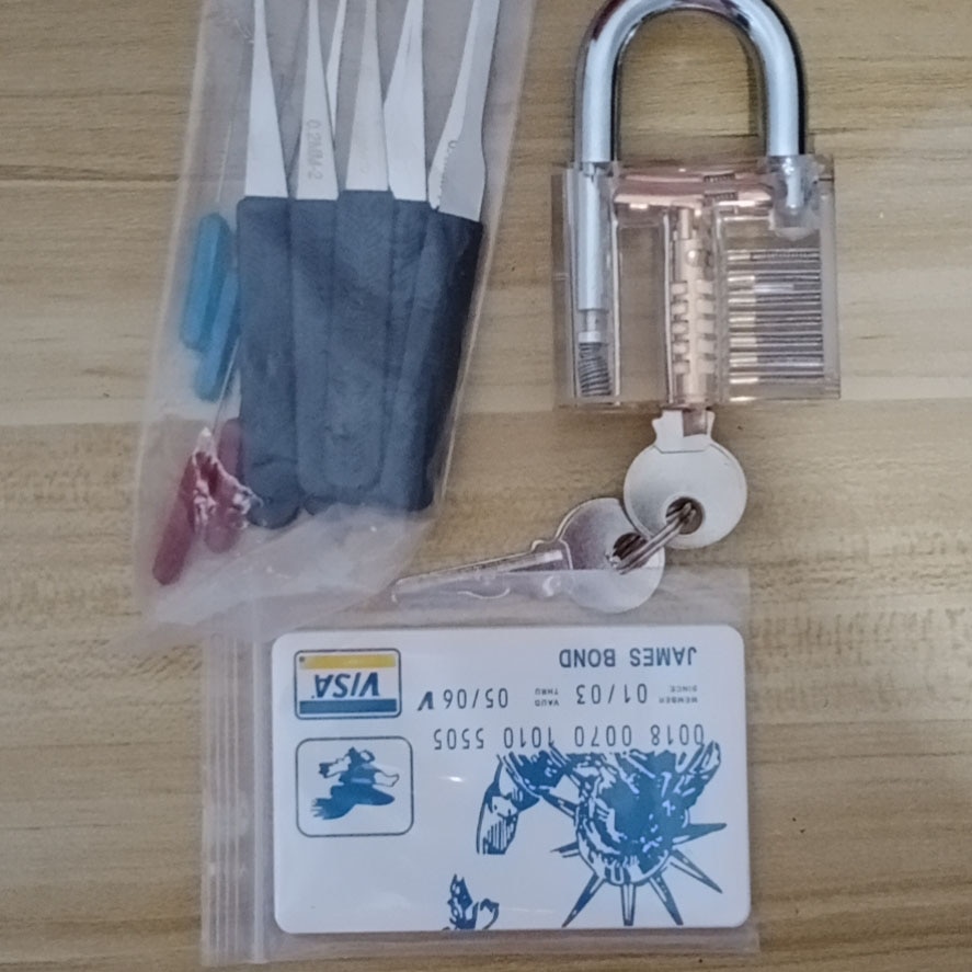 HH Fold Pick Lock Set ,12pcs Broken Key Extractor Pick Tool,5pcs/set Credit Card Locksmith Supply Kit
