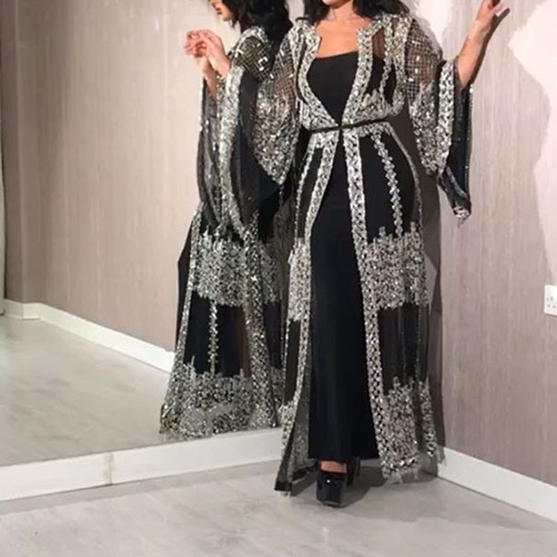 Ramadan Eid Mubarak Dubai Kaftan Abaya Kalkoen Hijab Moslim Avondjurk Set Islamitische Kleding Afrikaanse Jurken Voor Vrouwen Caftan
