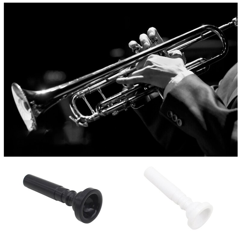 Instrumento musical de repuesto ABS, práctica, portátil, boquilla de trompeta, Accesorios para Instrumentos Musicales