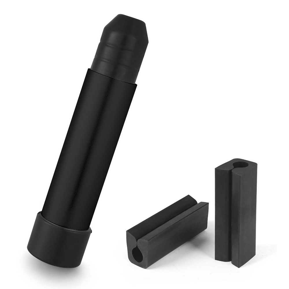 Aluminium Transom Rubber Support Saver and Motor Lock for Boat Outboards Stern Drives with 3 Rams Trim and Tilt: black