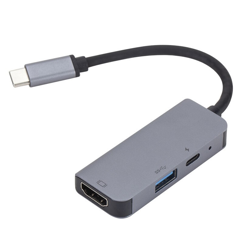 8 in 1 Aluminum alloy USB-C HUB Type-C To HDMI+USB 3.0+PD charging cable RJ45 Ethernet Micro SDTF OTG Adapter 3 in 1, 5 in 1