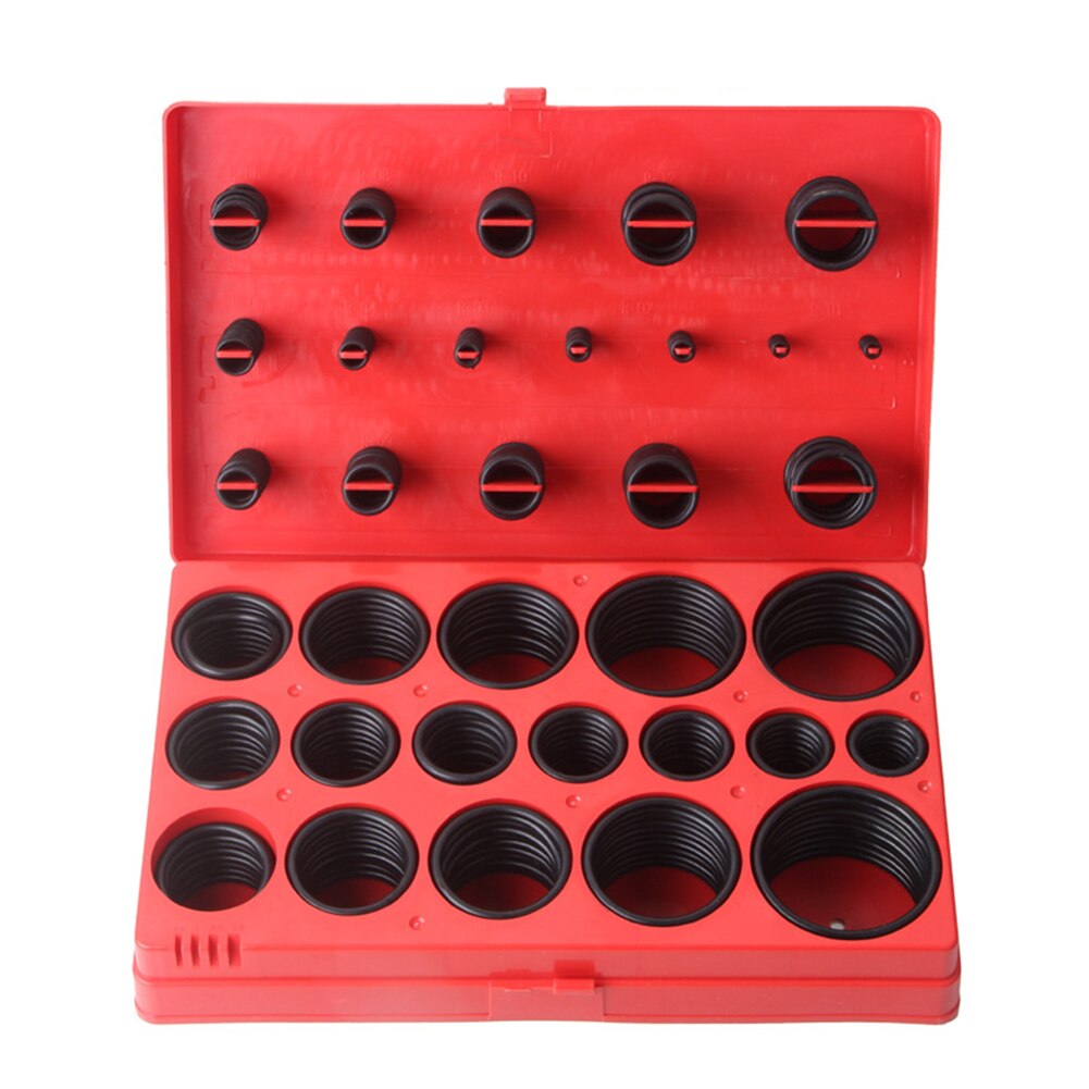 419pcs Rubber O Ring Kit Seal Gasket Universal Rubber O-ring Assortment Set R01-R32