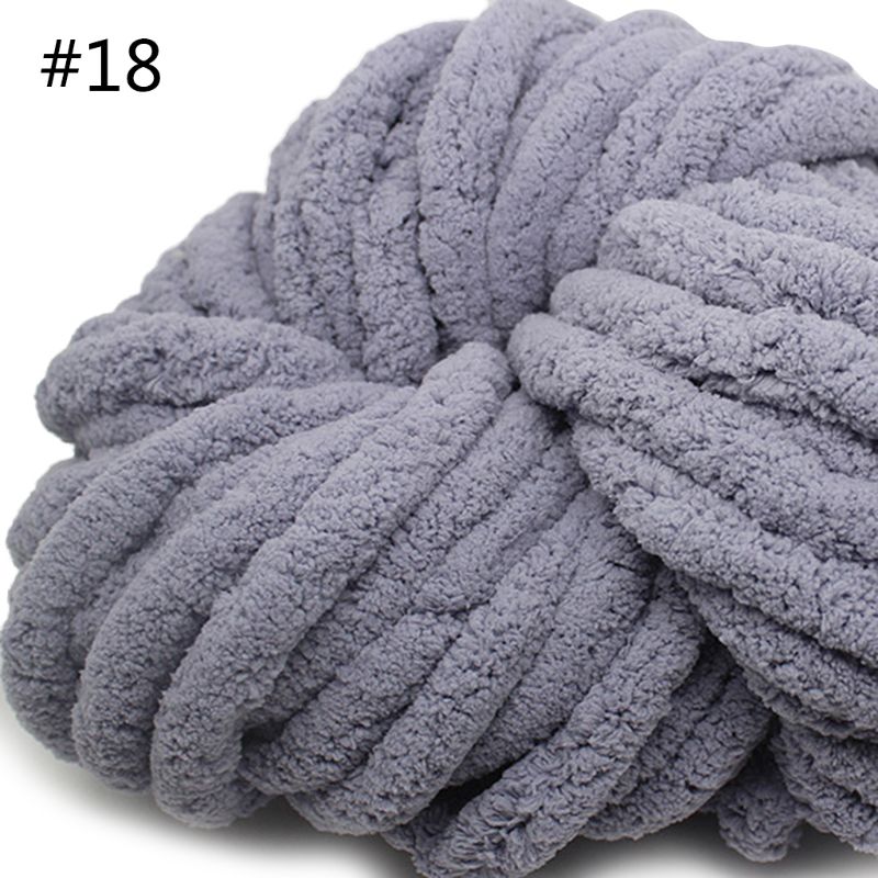Fil de couverture Chenille Super doux et , 2021g, fil de laine grossier, à tricoter, pour bricolage, nouveauté 250: 18