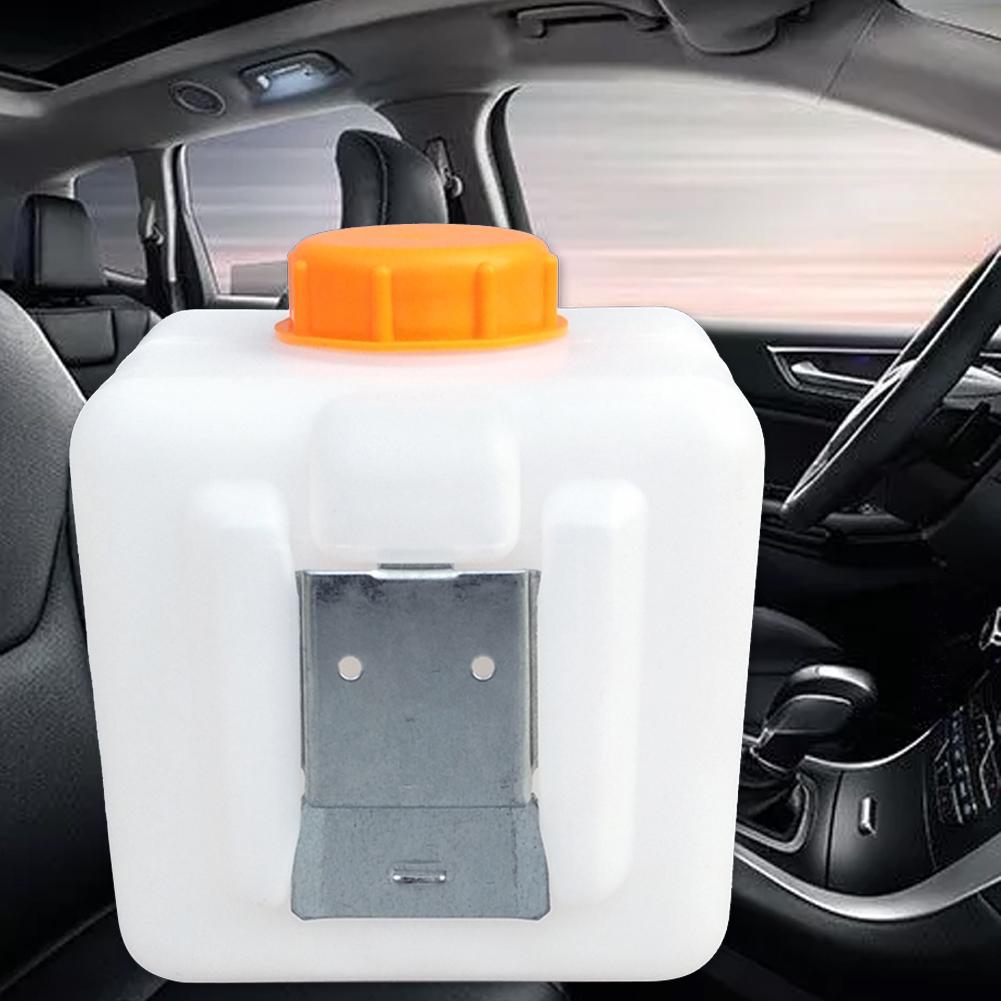 2.5L Plastic Parking Heater Fuel Tank With Oil Nozzle Adapter + Metal Panel + Screws Set For Webasto Eberspacher Car Heaters