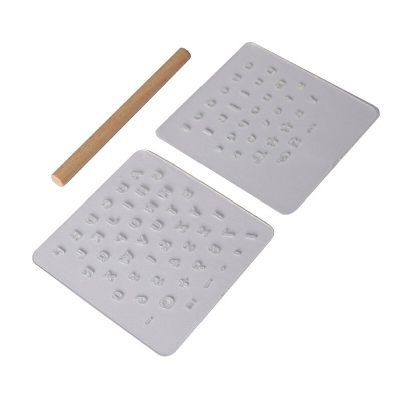 DIY Leather Stamp Tool Aviation Stamping Alphabet Letter Number Leather Tool Wax Seal Stamp Printinting Tools: Default Title