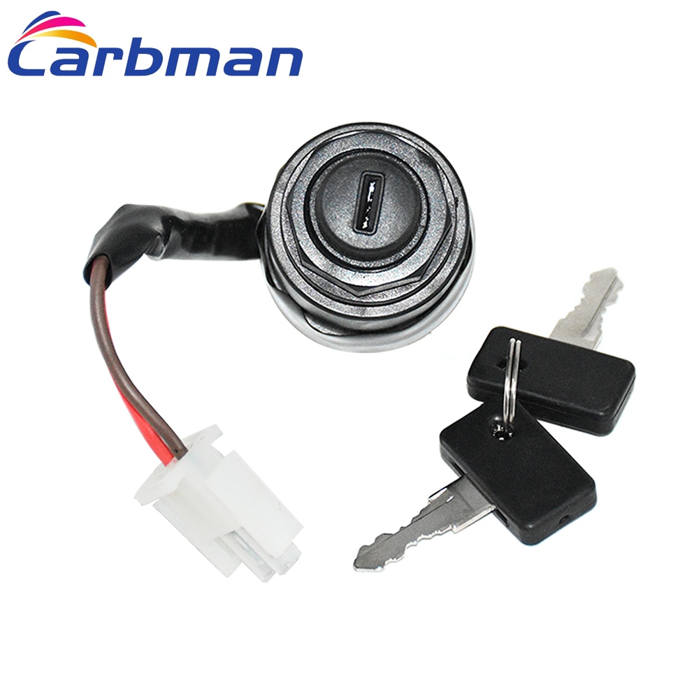 Carbman Contactslot & Sleutels Voor Yamaha Golfkar Gas Of Elektrische G11 G16 G20 G21 G22 1996-2004 JN8-82