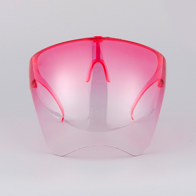 Oversized Faceshield Protective Glasses Goggles Men Women Anti-Spray Mask Protective Anti-Fogging Safety Sunglasses UV400 Shades: GRAY