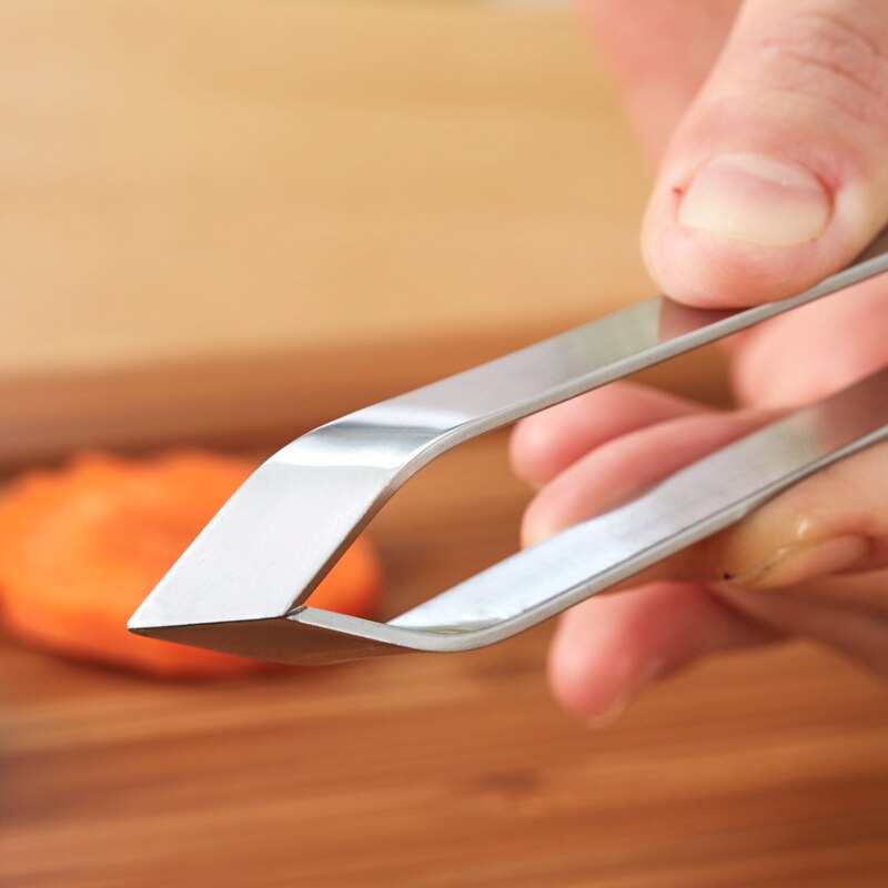 Stainless steel pig hair clip kitchen household salmon bone clip chicken duck feather plucking fish bone pliers tweezers