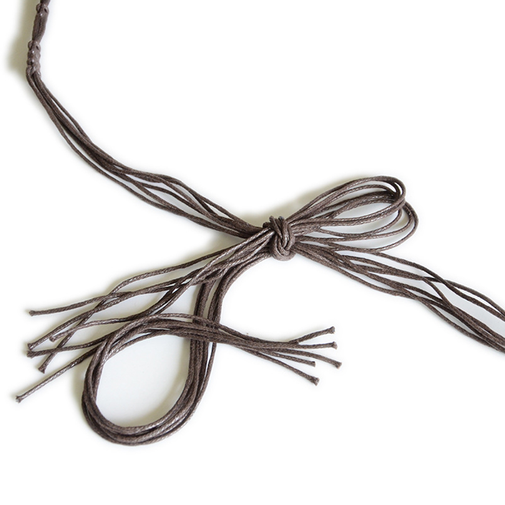 Bohemia grânulos feitos à mão corda trançada cintura feminina cinto cinta vestido cintura fina