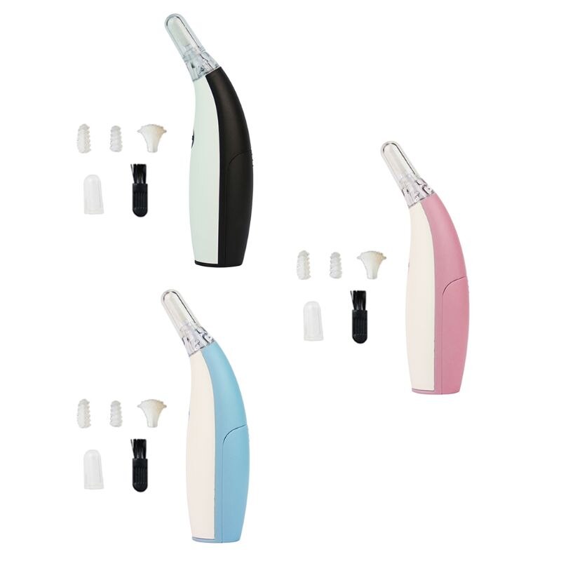 Ear Wax Remover Cleaner Automatische Zachte Veilige Siliconen Spiraal Oorsmeer Removal P31B