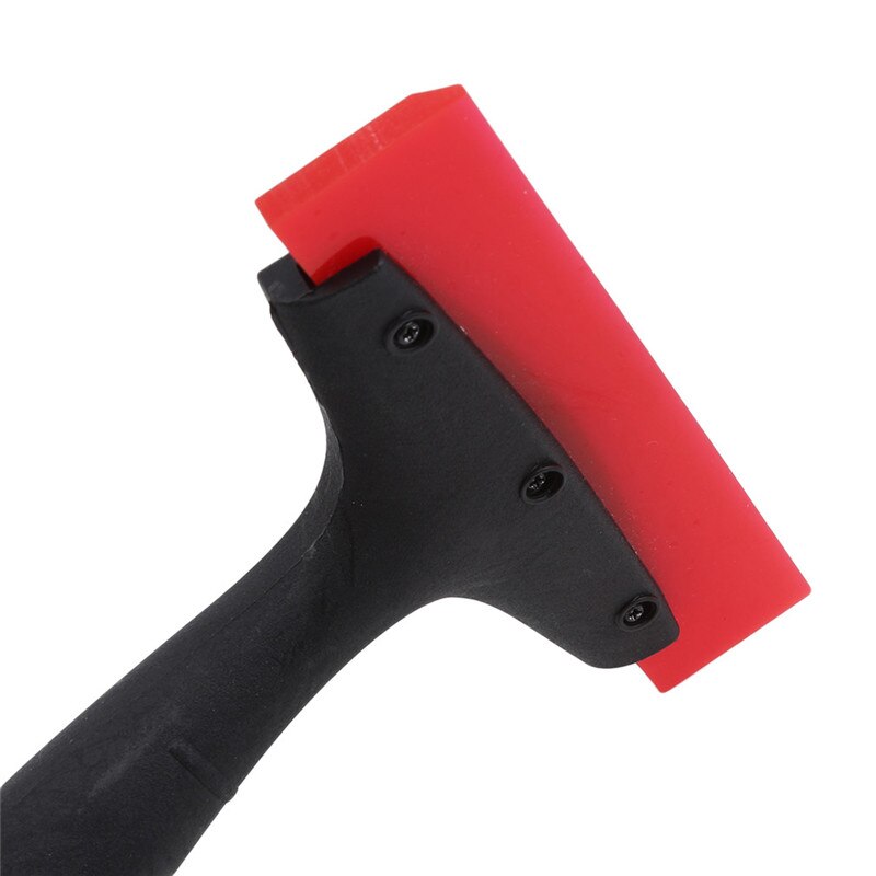 Qili QH-06 Red Rubber Eraser With Handle Scraper Tools Squeegee Vinyl Car Wrap Tools Snow Ice Scraper Window Cleaning Tool: Default Title