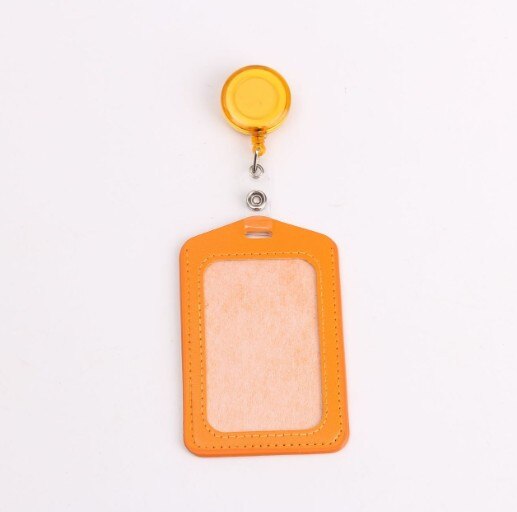 1PC Retractable Badge Holder Bank Credit Card Holders Bus ID Holders Identity Badge Protective Shell Office Nurse Supplies: NO.8