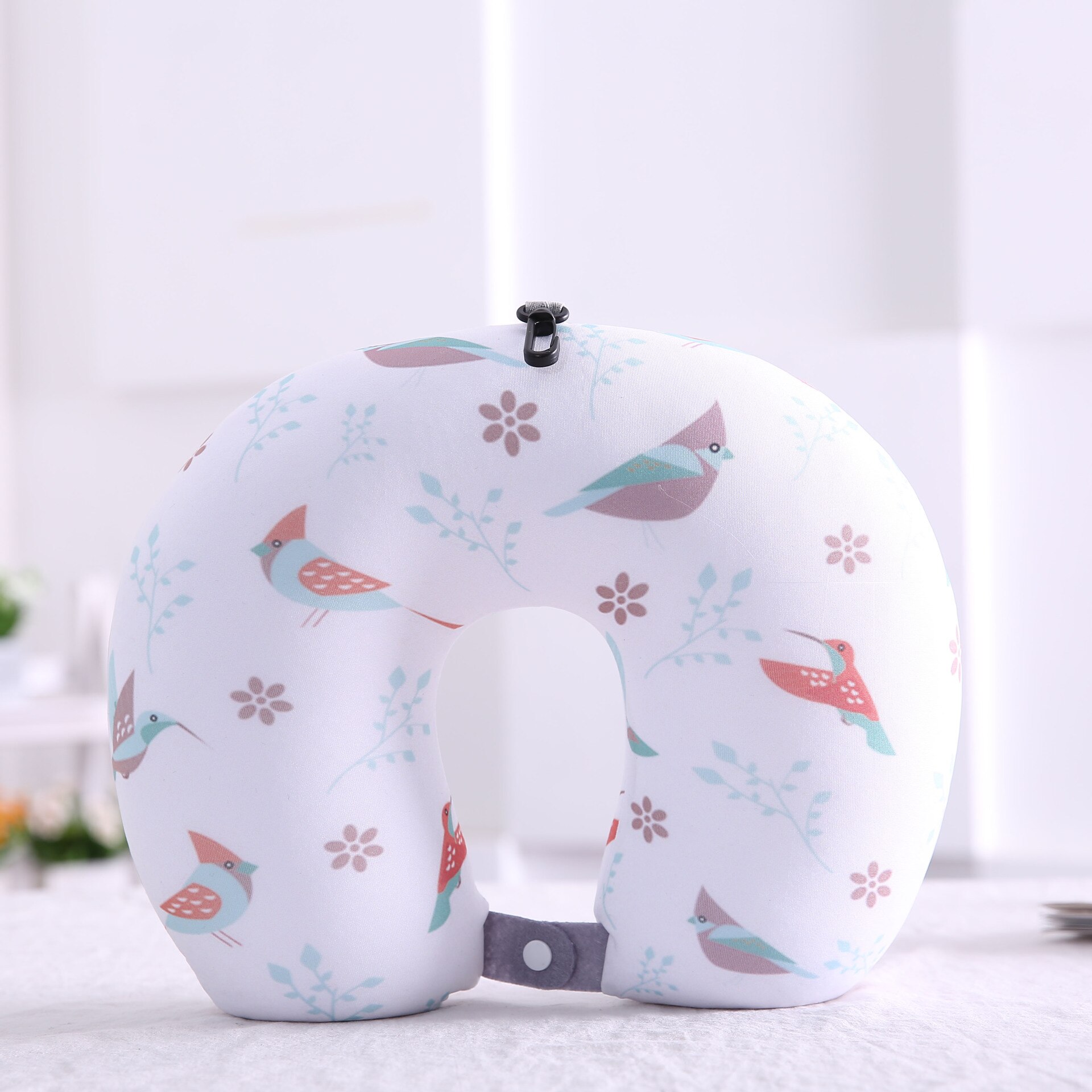 Flamingo U Shaped Travel Pillow Particles Neck Pillow Animal Printing Car Headres Super Soft Comfortable Pilow 32*32CM 1Pcs: COLOR 11