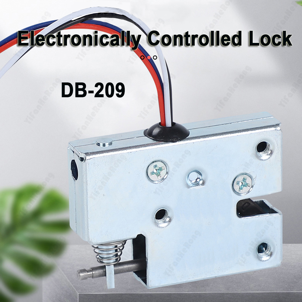 Serrure électrique DB-209 DC-12V, loquet électromagnétique pour casier électronique, serrure d'armoire intelligente