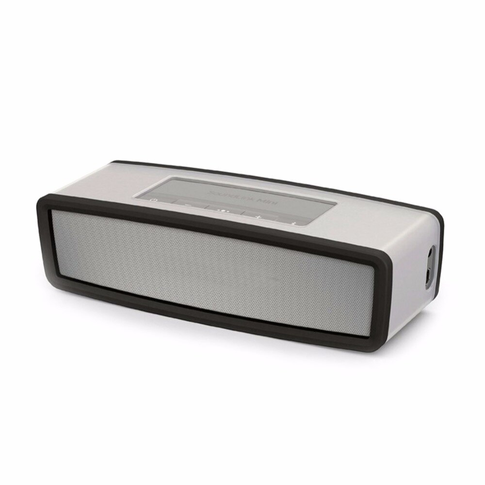 Draagbare Siliconen Case Voor Bose Soundlink Mini 1 2 Bluetooth Speaker Protector Cover Skin Box Speakers Bag R30: Black