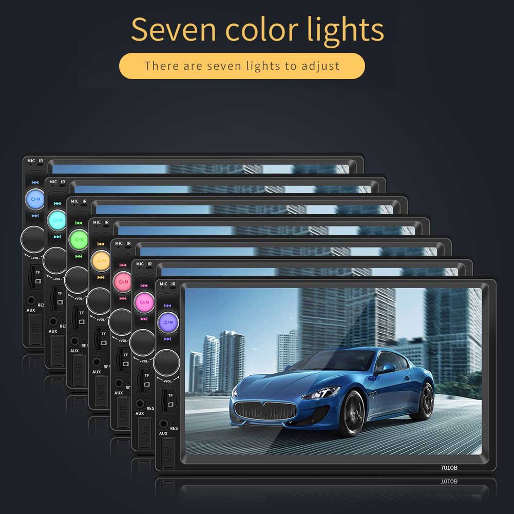 7inch Auto MP5 Player TouchScreen Drahtlose Kommunikation Bild Video Musik Player 7010B Auto Styling