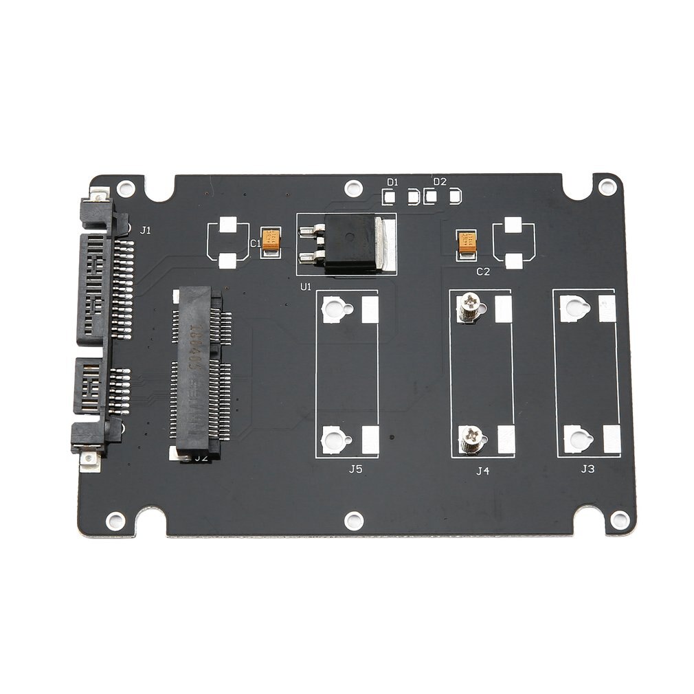 Draagbare Mini Hdd Efficiënte En Snelle Mini 2.5 Inch Msata Ssd 22 Pin Sata Ssd Adapter Box Externe Hdd mobiele Doos